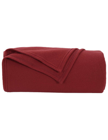 Coperte da Pile 6 pcs Rosso Bordeaux 240 x 220 cm Panno