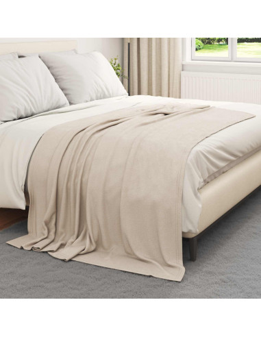 Coperte da Pile 24 pcs Beige 200 x 150 cm Panno