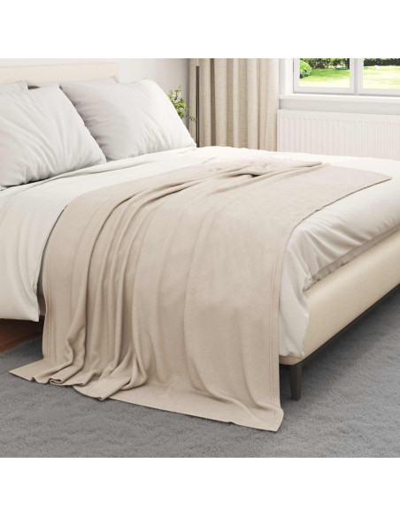 Coperte da Pile 24 pcs Beige 200 x 150 cm Panno
