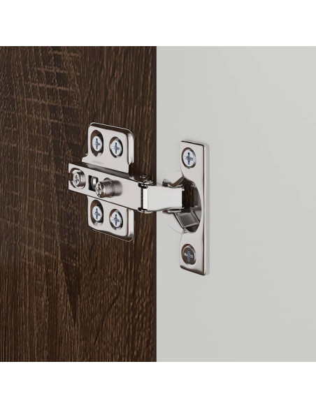 Set di Armadi da Bagno TULUM Rovere Marrone 60 x 34 x 63 cm