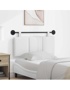 Testata appesa Rigato Bianco 110 x 55 x 5 cm Tessuto