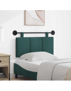 Testata appesa Rigato Verde Scuro 100 x 55 x 5 cm Tessuto