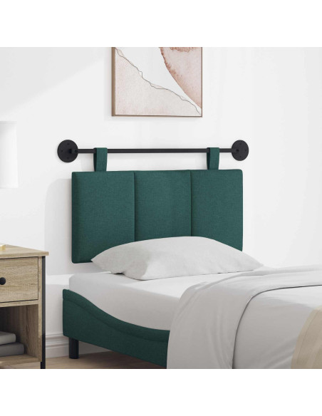 Testata appesa Rigato Verde Scuro 100 x 55 x 5 cm Tessuto