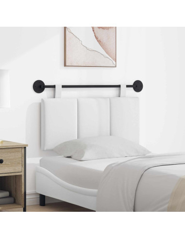 Testata appesa Rigato Bianco 100 x 55 x 5 cm Tessuto