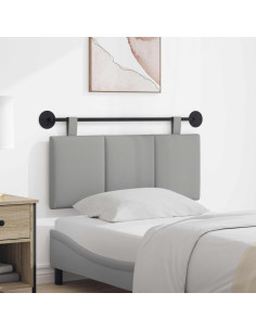 Testata appesa Rigato Grigio Nuvola 110 x 55 x 5 cm Tessuto