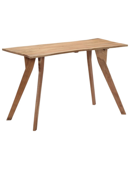 Tavolo da Pranzo 120x58x76 cm in Legno Massello di Acacia