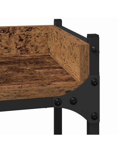 Mensola per lavatrice Legno vecchio 67 x 25 x 163 cm