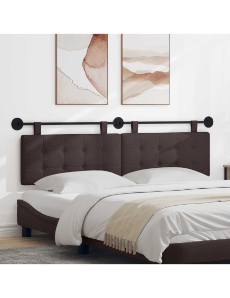 Testata appesa Marrone Scuro 170 x 55 x 5 cm Tessuto
