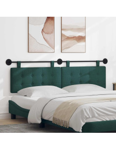 Testata appesa Verde Scuro 170 x 55 x 5 cm Tessuto