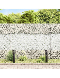 Sassi da Giardino Bianco 12 cm Vetro