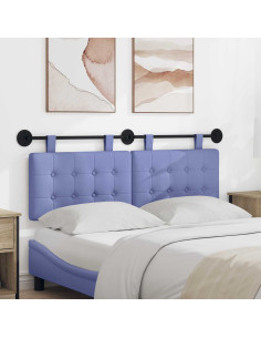 Testata appesa Montaggio a parete Blu jeans 130 x 55 x 5 cm