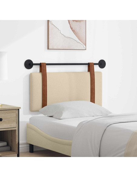 Testata appesa Tinta unita Crema 80 x 40 cm Legno multistrato