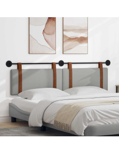 Testata appesa Grigio Nuvola 180 x 40 cm Legno multistrato