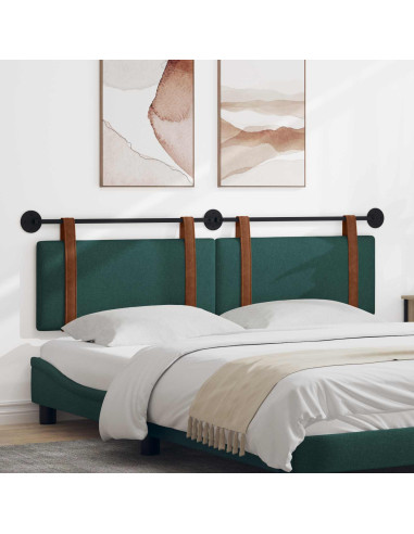 Testata appesa Verde Scuro 180 x 40 cm Legno multistrato