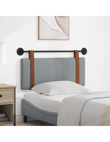 Testata appesa Grigio chiaro 100 x 40 cm Legno multistrato