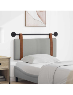 Testata appesa Grigio Nuvola 100 x 40 cm Legno multistrato