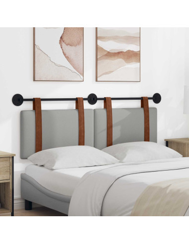 Testata appesa Grigio Nuvola 140 x 40 cm Legno multistrato