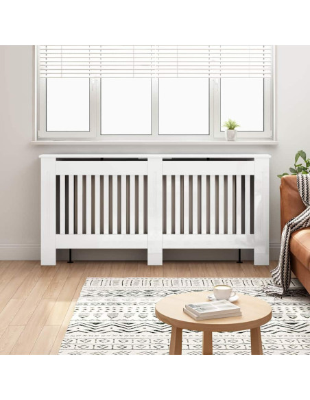 Copertura per radiatori Bianco Lucido 172 x 19 x 81,5 cm