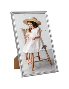 Cornici Foto Collage 3 pz per Tavolo Argento 10x15 cm in MDF