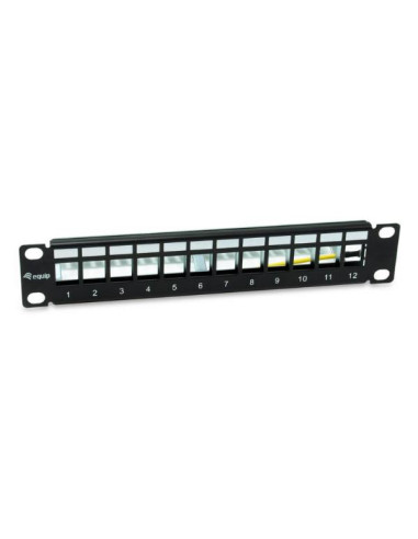 12-PORT KEYSTONE SHIELDED PATCH PAN