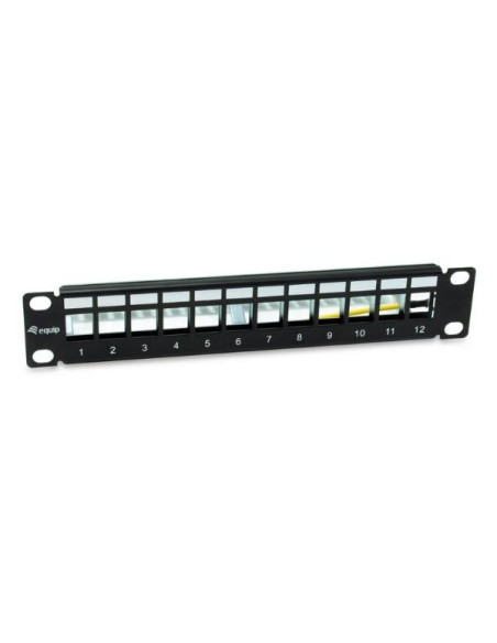 12-PORT KEYSTONE SHIELDED PATCH PAN