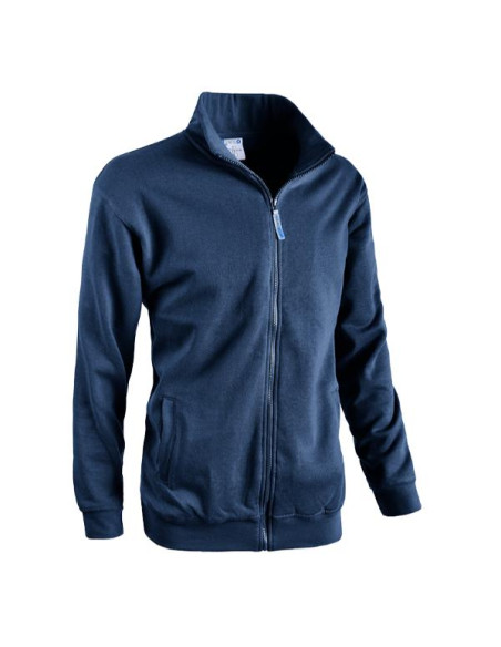 FELPA FULL ZIP JUMP BLU NAVY-L