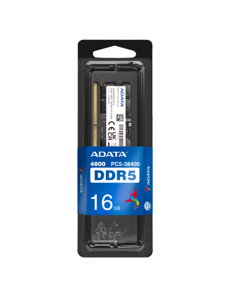 ADATA Premier memoria 16 GB 1 x 16 GB DDR5 262-pin SO-DIMM Data Integrity Check (verifica integrità dati)