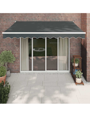 Tenda Sole Automatica Retrattile Antracite 3x2,5 m