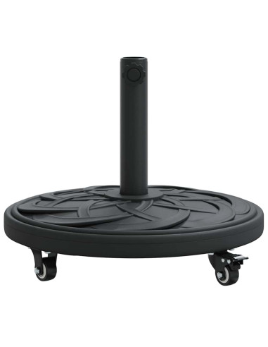 Base per ombrellone Art déco Nero Ø 45 x 39,5 cm Ferro