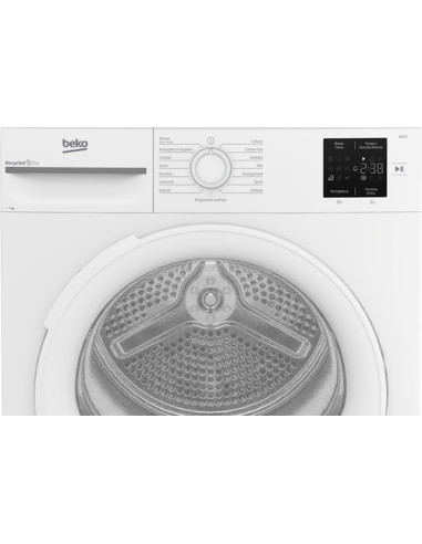 Beko BMT73EW: Asciugatrice 7kg, Classe D a Pompa di Calore