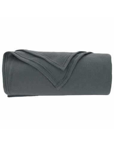 Coperte da Pile 24 pcs Grigio scuro 170 x 130 cm Panno