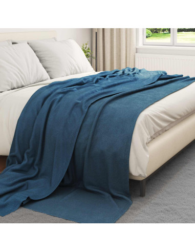 Coperte da Pile 24 pcs Blu navy 240 x 220 cm Panno
