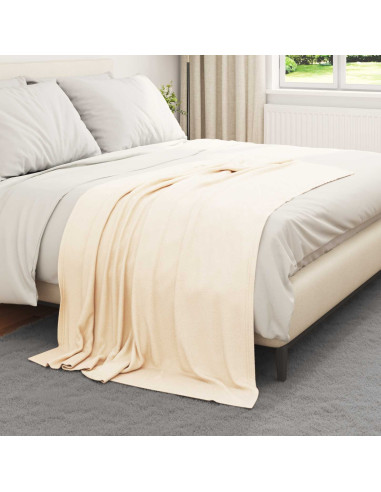 Coperte da Pile 24 pcs Crema 170 x 130 cm Panno