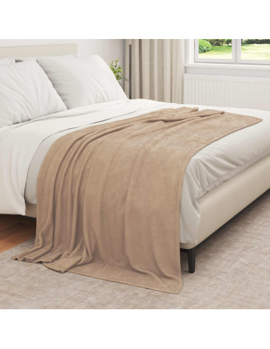 Coperta Cammello 210 x 140 cm Panno