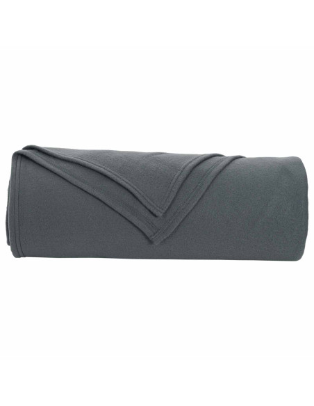 Coperta Grigio scuro 210 x 140 cm Panno