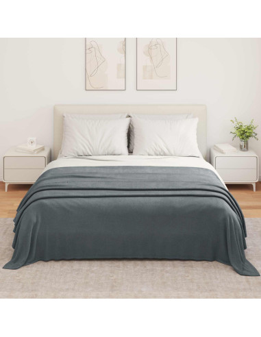 Coperta Grigio scuro 350 x 270 cm Panno