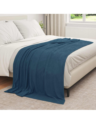 Coperta Blu navy 210 x 140 cm Panno