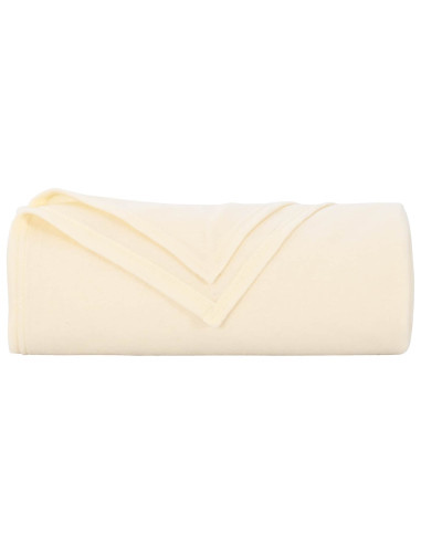 Coperte da Pile 6 pcs Crema 280 x 210 cm Panno