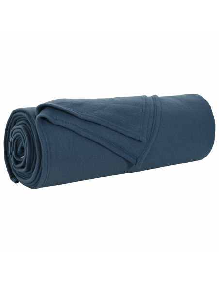 Coperte da Pile 6 pcs Blu navy 210 x 140 cm Panno