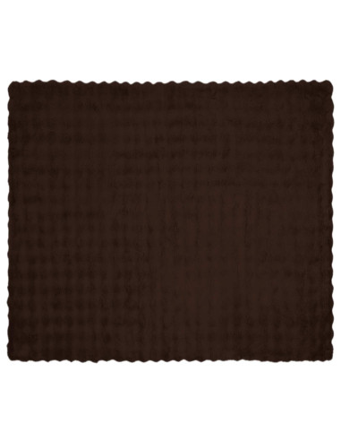 Coperta in Pelliccia di Coniglio Finta Cammello 240 x 270 cm