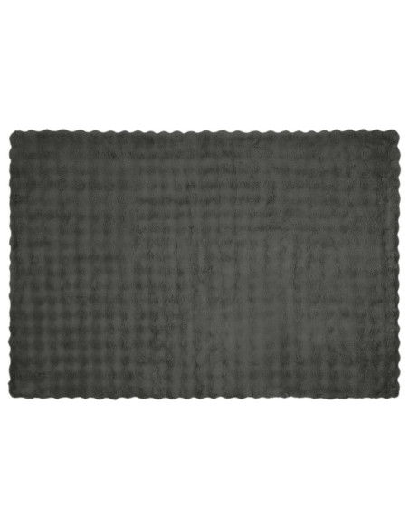 Coperta in Pelliccia di Coniglio Finta Grigio scuro