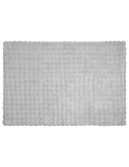 Coperta in Pelliccia di Coniglio Finta Grigio 150 x 220 cm