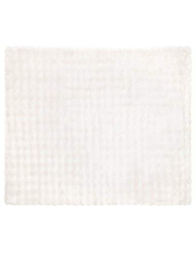 Coperta in Pelliccia di Coniglio Finta Bianco 240 x 270 cm