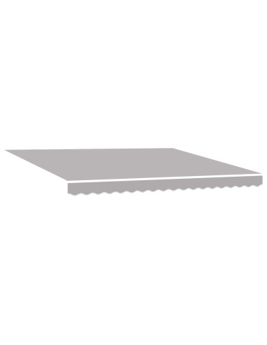 Tenda Retrattile Grigio chiaro 4 × 3 m Tela e Alluminio
