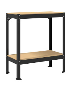 Banchi da lavoro Nero 81 x 41 x 91 cm Legno multistrato 2