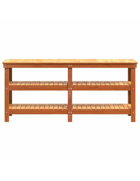 Banco da lavoro Marrone cerato 181.5 x 50 x 80 cm Pino massello