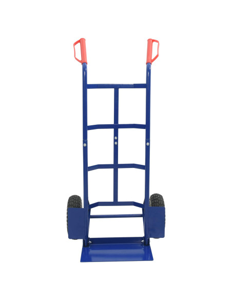 Carrello Manuale Blu e Rosso 57 x 46 x 113 cm Acciaio