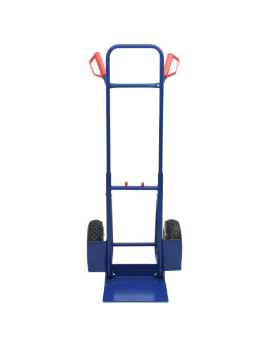 Carrello Manuale Blu e Rosso 49,5 x 53 x 114 cm Acciaio