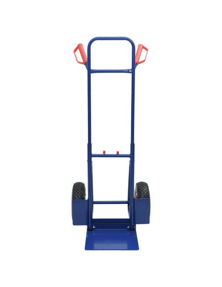 Carrello Manuale Blu e Rosso 49,5 x 53 x 114 cm Acciaio