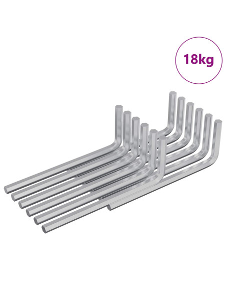 Chiave Esagonale 4675 pcs Argento 32 x 86 mm Acciaio